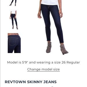 Revtown Skinny Jeans Sz 26R